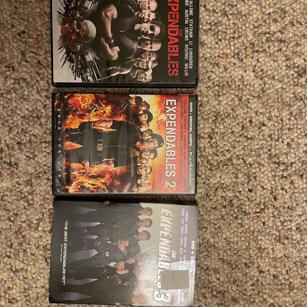 Expendables DVD Trilogy Set